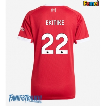 Liverpool Hugo Ekitike #22 Tricou Fotbal Replică 2025-26 Femei Acasa